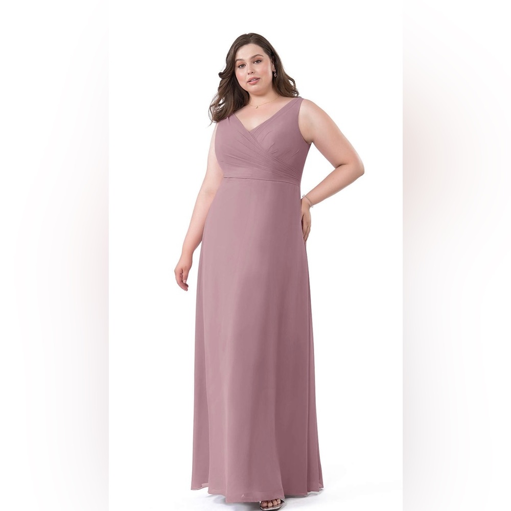 Azazie Nala Dress A18 - Dusty Rose